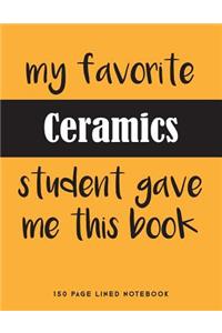 My Favorite Ceramics Student Gave Me This Book