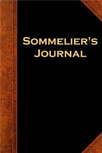 Sommelier's Journal Vintage Style