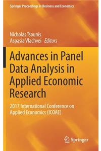 Advances in Panel Data Analysis in Applied Economic Research
