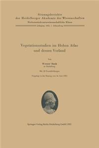 Vegetationsstudien im Hohen Atlas und dessen Vorland