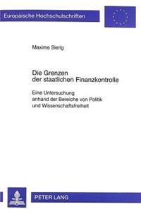 Die Grenzen Der Staatlichen Finanzkontrolle