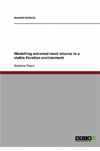 Modelling extremal stock returns in a stable Paretian environment