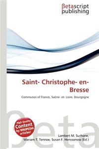 Saint- Christophe- En- Bresse