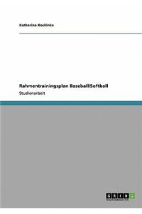 Rahmentrainingsplan Baseball/Softball