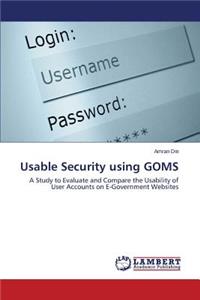 Usable Security using GOMS