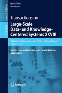 Transactions on Large-Scale Data- And Knowledge-Centered Systems XXVIII