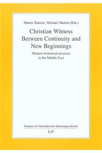 Christian Witness Between Continuity and New Beginnings, 39