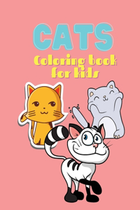 Cats Coloring book for kids