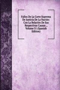 Fallos De La Corte Suprema De Justicia De La Nacion: Con La Relacion De Sus Respectivas Causas ., Volume 51 (Spanish Edition)