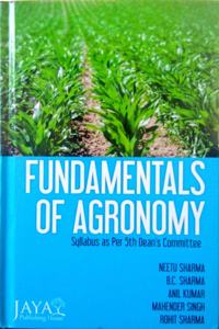 Fundamentals Of Agronomy Syllabus As Per 5Th Deans Committee