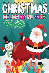Christmas Color By Number For Kids