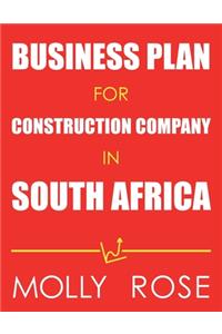 Business Plan For Construction Company In South Africa