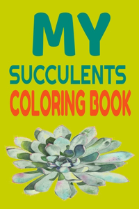 My succulents coloring book