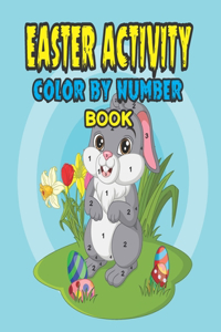 Easter Activity Color by Number Book