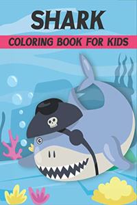 Shark Coloring Book For Kids