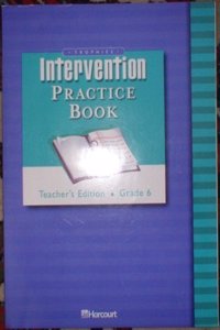Harcourt School Publishers Trophies: Intervention Prac Bk Te Gr6 S