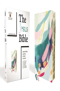 Jesus Bible Artist Edition, Niv, Leathersoft, Multi-Color/Teal, Thumb Indexed, Comfort Print