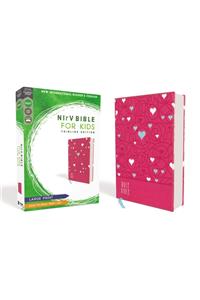 Nirv, Bible for Kids, Large Print, Leathersoft, Pink, Comfort Print