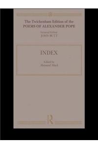 The Twickenham Edition of the Poems of Alexander Pope