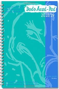 Dodo Acad-Pad 2018-2019 Mid Year Desk Diary, Academic Year, Week to View