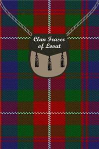 Clan Fraser of Lovat Tartan Journal/Notebook