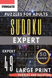 Expert Sudoku Puzzles for Adults Large Print