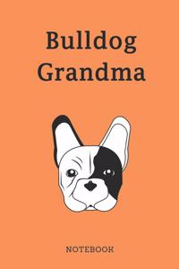 Bulldog Grandma Notebook