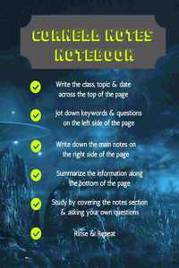 Cornell Notes Notebook