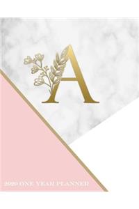 A - 2020 One Year Planner