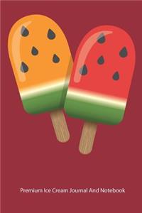 Premium Ice Cream Journal and Notebook