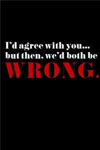 I'd Agree with You...But Then, We'd Both Be Wrong.