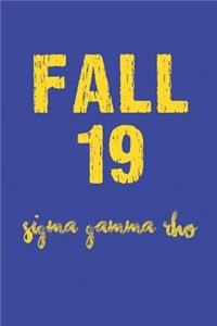 Fall 19 Sigma Gamma Rho