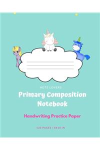 Primary Composition Notebook - Handwriting Practice Paper