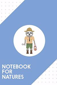 Notebook for Natures