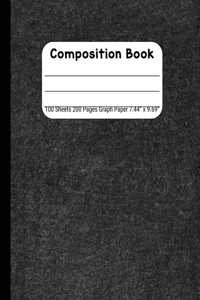 Composition Book Graph Paper