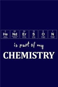 Henderson Is Part of My Chemistry