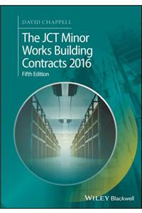 Jct Minor Works Building Contracts 2016