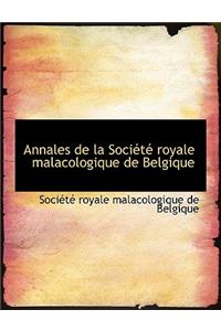 Annales de La Soci T Royale Malacologique de Belgique