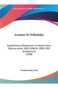 Araneae Et Oribatidae