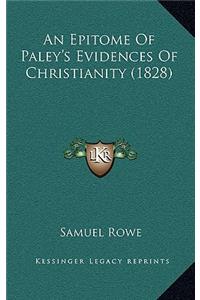 An Epitome of Paley's Evidences of Christianity (1828)
