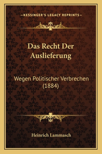 Recht Der Auslieferung