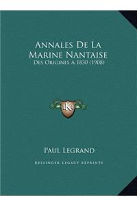 Annales De La Marine Nantaise