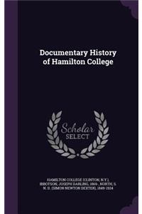 Documentary History of Hamilton College
