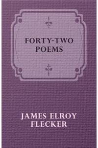 Forty-Two Poems