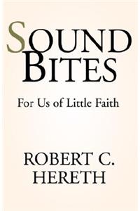 Sound Bites of Faith: For Us of Little Faith