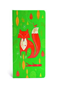 Paperblanks Mister Fox Tracy Walker's Animal Friends Hardcover MIDI Lined Elastic Band Closure 176 Pg 85 GSM