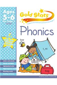 Gold Stars KS1 Phonics Workbook Age 5-7