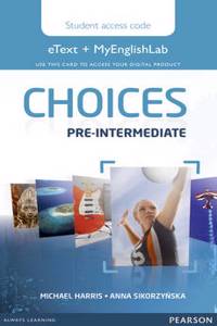 Choices Pre-Intermediate eText & MEL Access Card