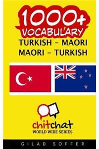 1000+ Turkish - Maori Maori - Turkish Vocabulary