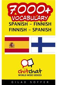 7000+ Spanish - Finnish Finnish - Spanish Vocabulary